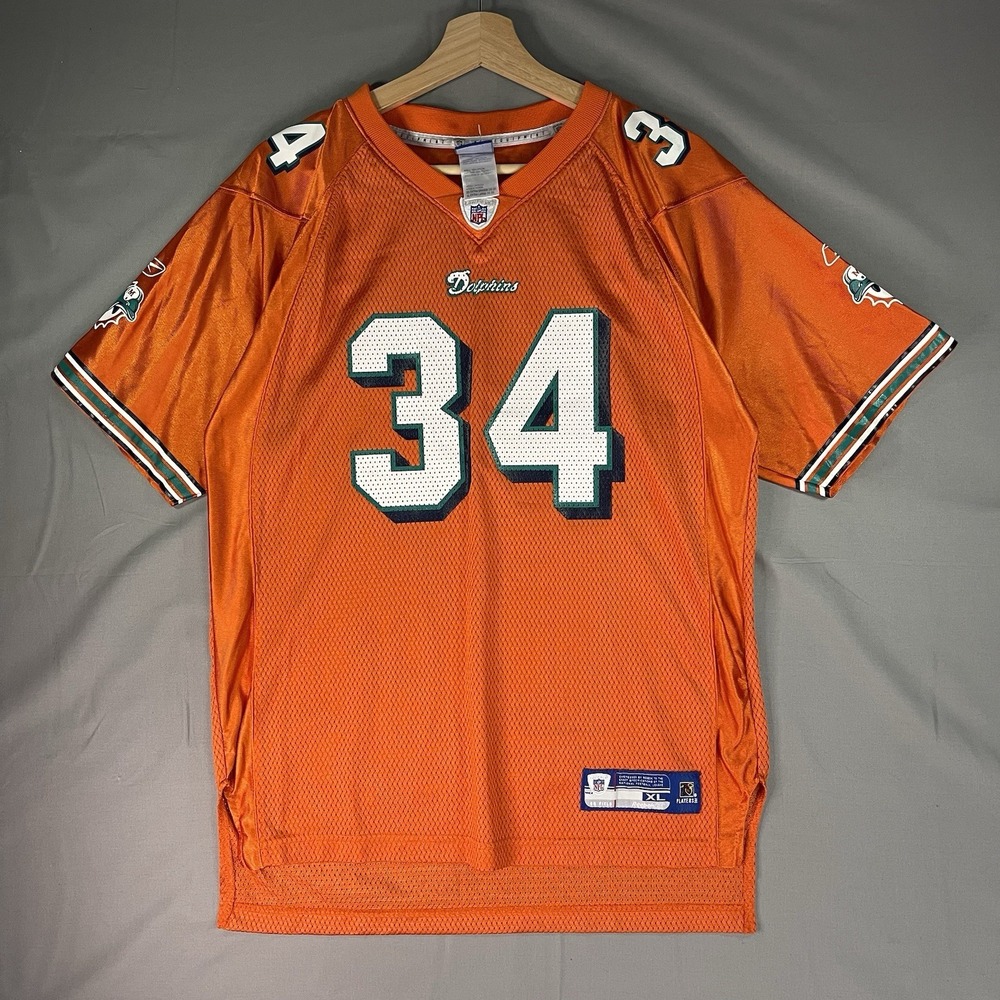 Reebok Ricky Williams #34 Miami Dolphins Jersey Youth XL Orange NFL Equipment